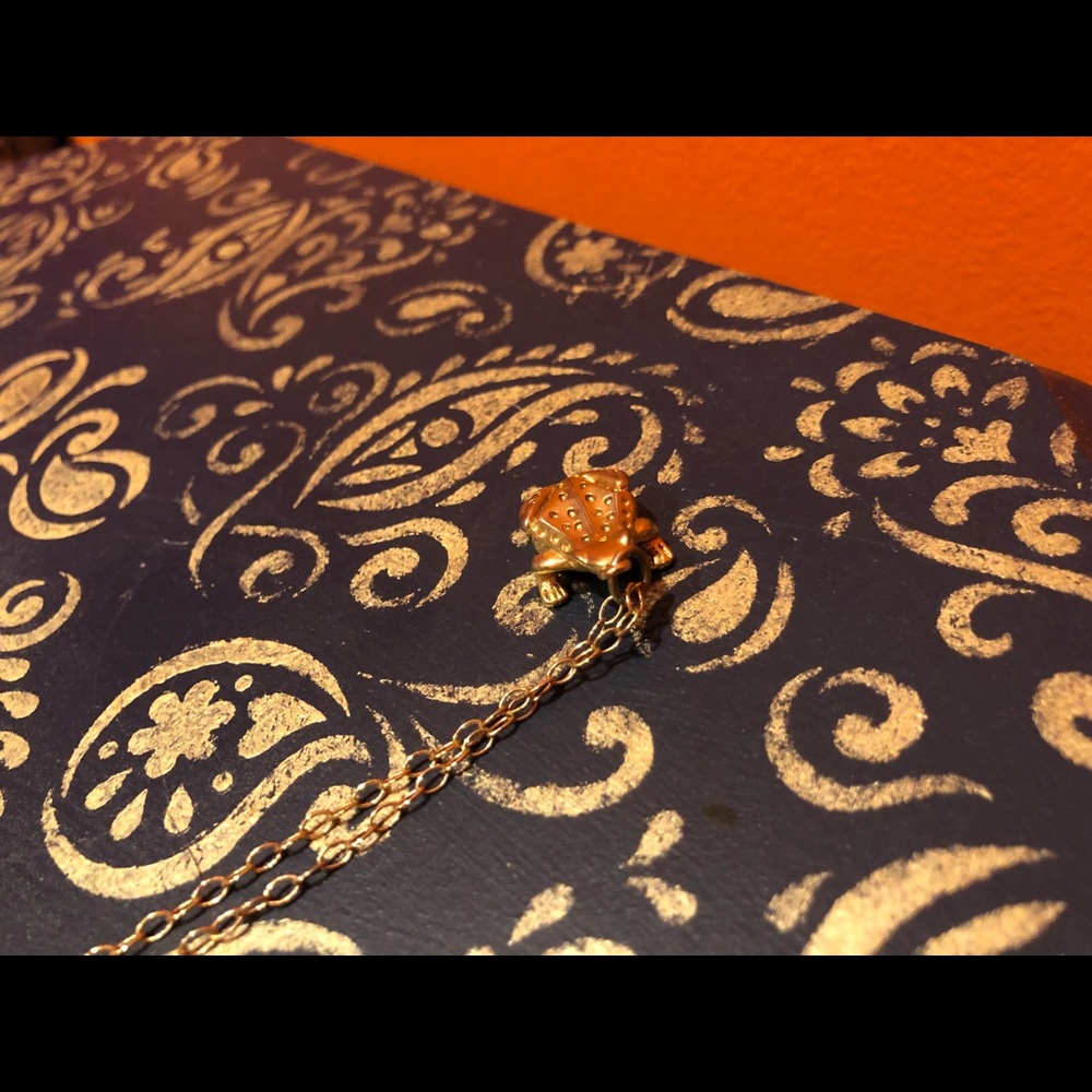 J. Crew frog necklace